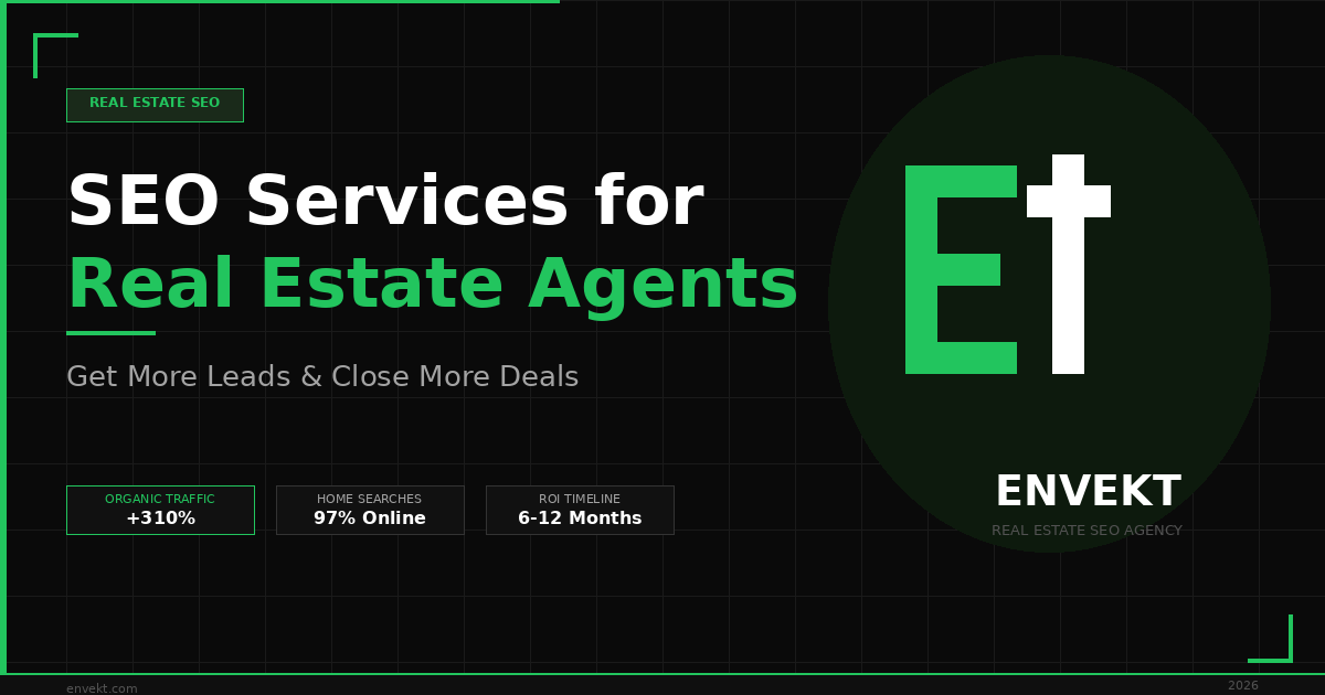SEO Services for Real Estate Agents: Get More Leads & Close More Deals